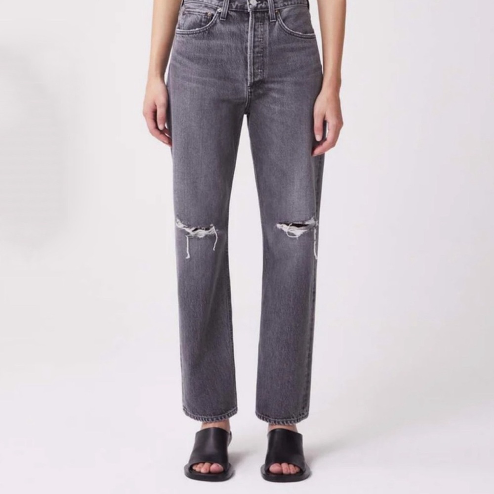 Never worn: AGOLDE 90’s Mid-rise Loose in Color: Outline